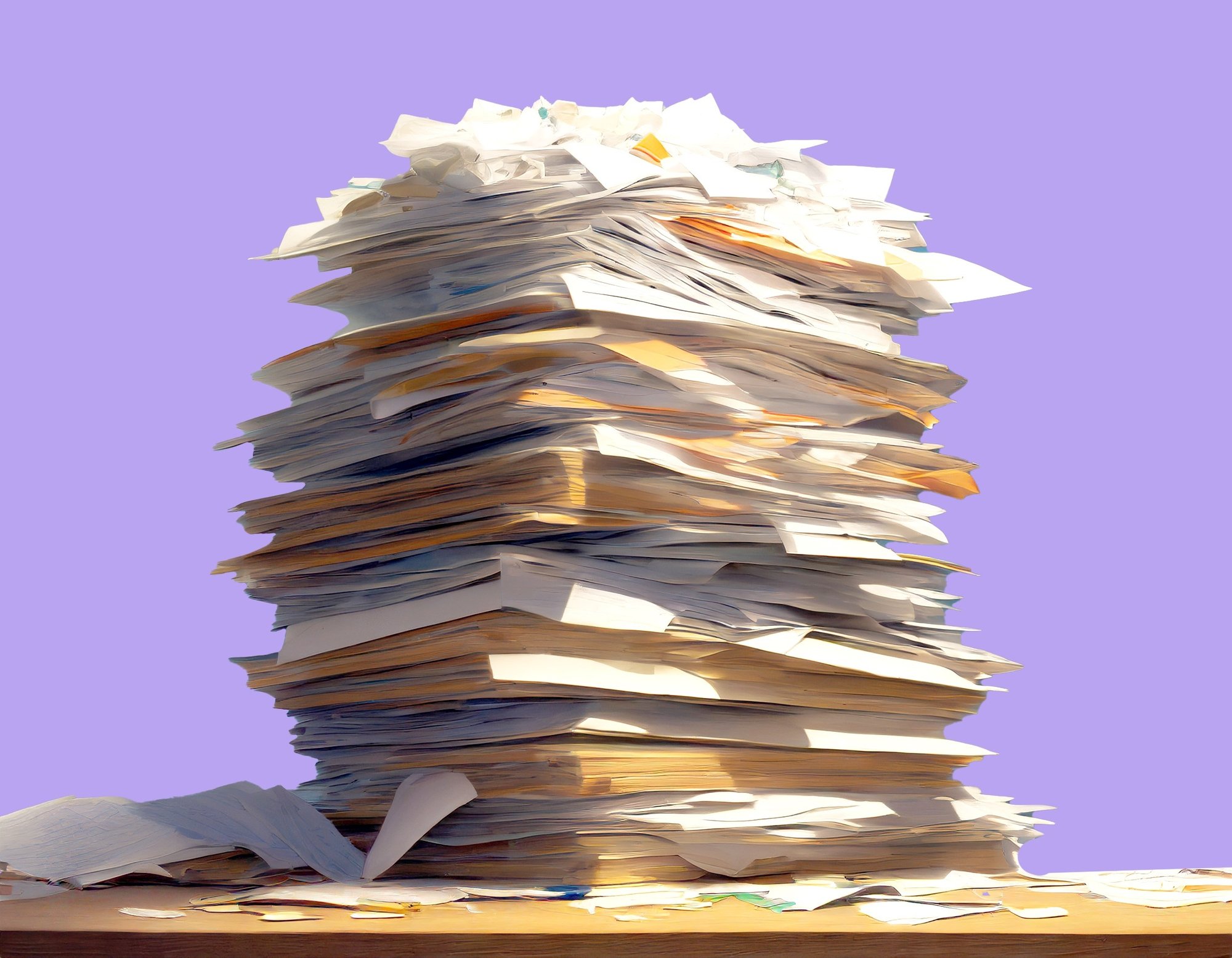 Big Stack of Papers Big Stack of Papers